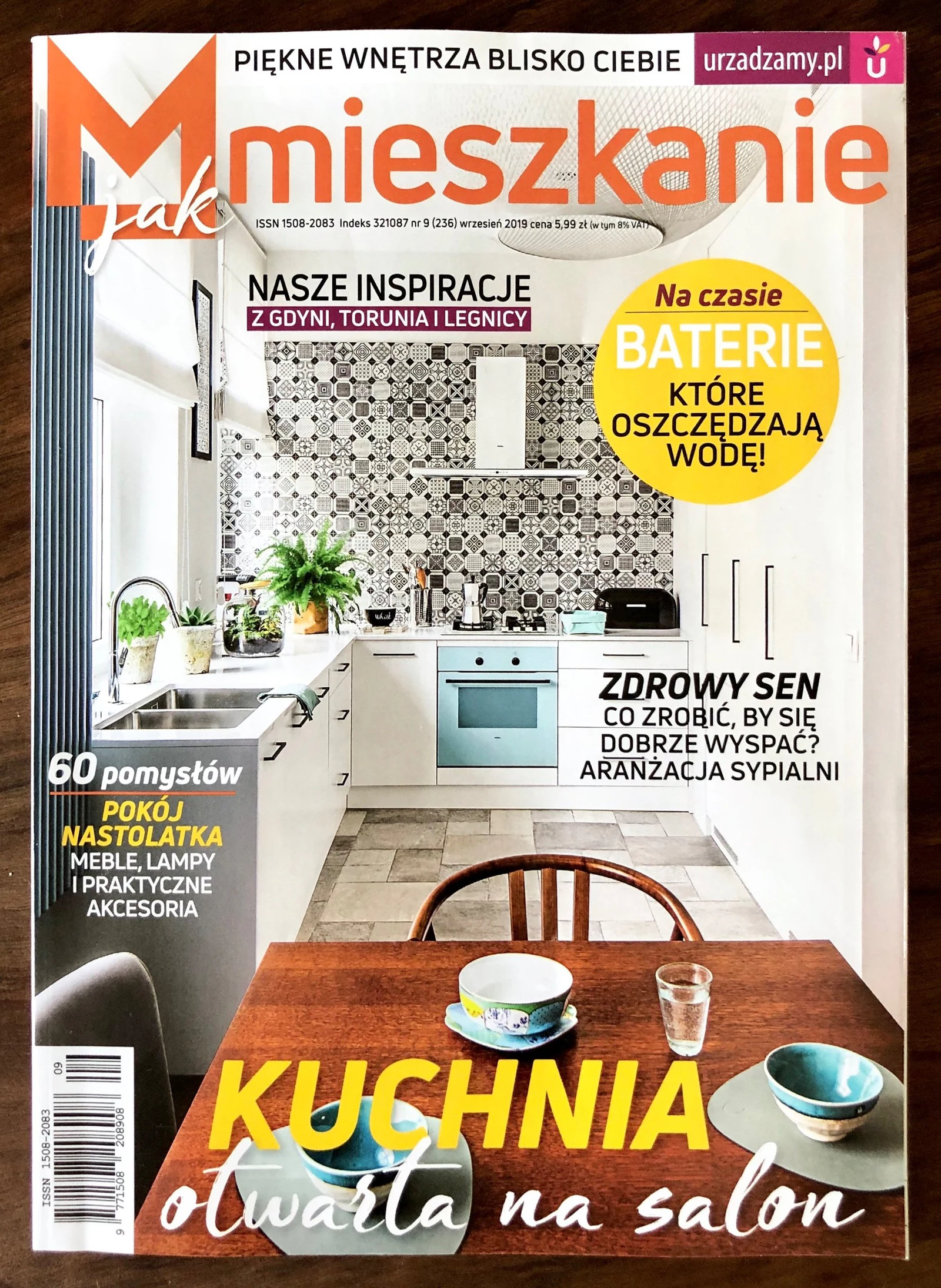 Publikacja w magazynie 'm jak mieszkanie', wrzesień 2019