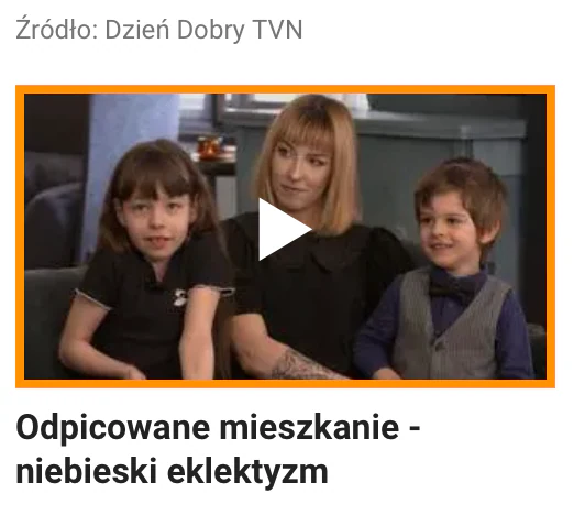mój dom w odpicowane mieszkanie w Dzień Dobry TVN